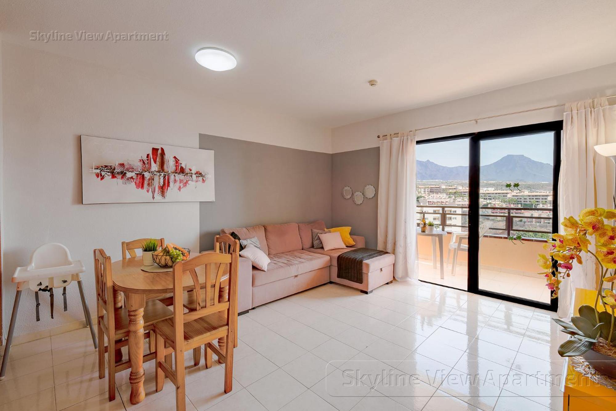 Skyline View Apartment - Free Private Parking Including & Guest Bonus Costa Adeje  Kültér fotó