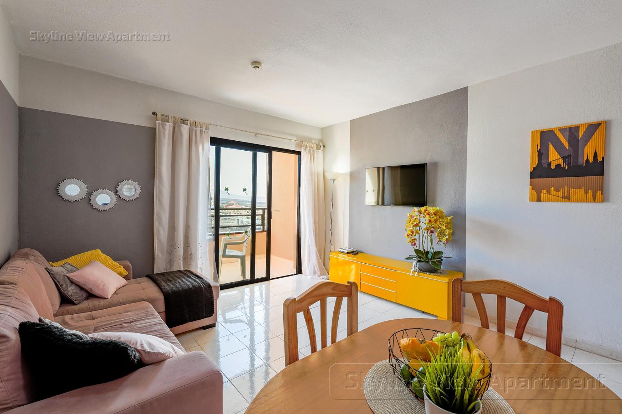 Skyline View Apartment - Free Private Parking Including & Guest Bonus Costa Adeje  Kültér fotó