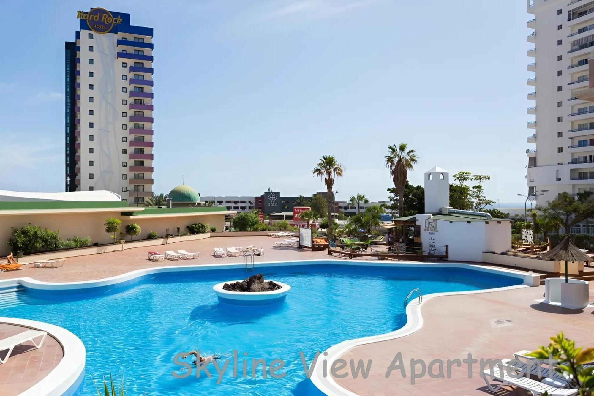 Skyline View Apartment - Free Private Parking Including & Guest Bonus Costa Adeje  Kültér fotó