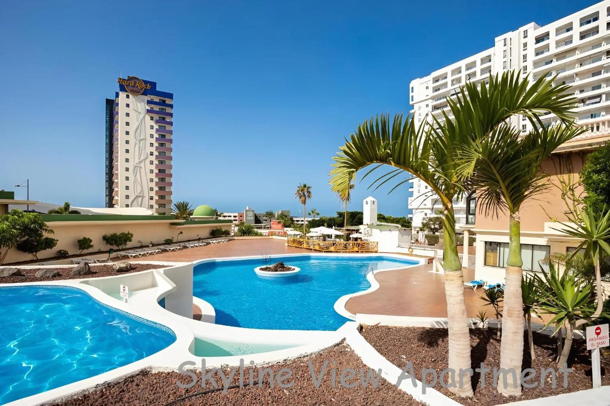 Skyline View Apartment - Free Private Parking Including & Guest Bonus Costa Adeje  Kültér fotó